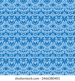 Diseño elegante del Vector del patrón floral decorativo. Patrón floral colorido adecuado para el fondo, textura, tela, envoltura, textil, ropa, impresión u otros.