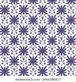Flat Elegant decorative floral pattern vector design. Colorful floral pattern suitable for background, texture, fabric, wrapping, textile, clothing, print or others.