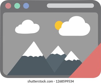Flat elegant icon designs