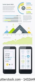 Flat Elements of Infographics
