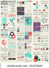 Flat Elements of Infographics 