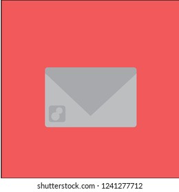 flat email design icon