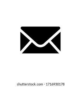 Flat Email icon vector. Mail icon symbol isolated