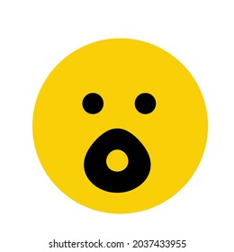 flat emoji with pacifier in mouth