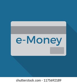 Flat e-Money Illustration