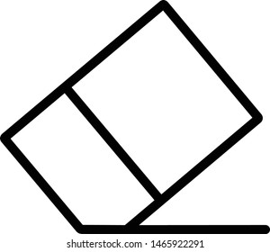 Flat Eraser Icon EPS 10. It can be really helpful while designing a mobile/web/desktop UI
