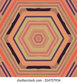 Flat ethnic seamless pattern. Colorful geometrical ornament tiles. For different design uses, as wallpaper, pattern fills, web page background, surface textures for print and dalle production.