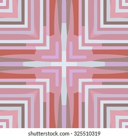 Flat ethnic seamless pattern. Colorful geometrical ornament tiles. For different design uses, as wallpaper, pattern fills, web page background, surface textures for print and dalle production.