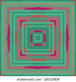 Flat ethnic seamless pattern. Colorful geometrical ornament tiles. For different design uses, as wallpaper, pattern fills, web page background, surface textures for print and dalle production.