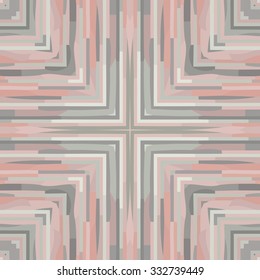 Flat ethnic seamless pattern. Colorful geometrical ornament tiles. For different design uses, as wallpaper, pattern fills, web page background, surface textures for print and daily production.