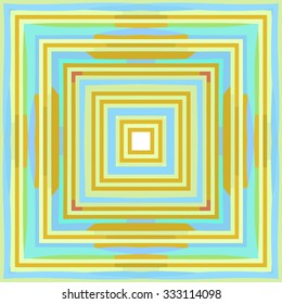 Flat ethnic seamless pattern. Colorful geometrical ornament tiles. For different design uses, as wallpaper, pattern fills, web page background, surface textures for print and daily production.