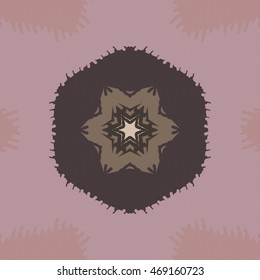 Flat ethnic seamless pattern. Colorful geometrical ornament tiles. For different design uses, as wallpaper, pattern fills, web page background, surface texturesm for print and dalle production.