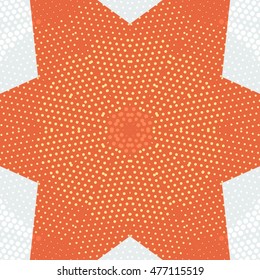 Flat ethnic seamless pattern. Colorful geometrical ornament tiles. For different design uses, as wallpaper, pattern fills, web page background, surface texturesm for print and dalle production.