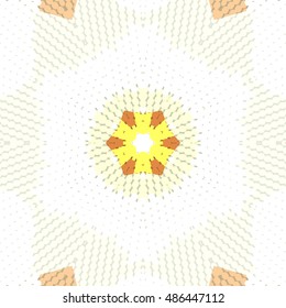 Flat ethnic seamless pattern. Colorful geometrical ornament tiles. For different design uses, as wallpaper, pattern fills, web page background, surface texturesm for print and dalle production.