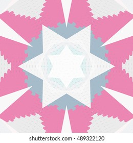 Flat ethnic seamless pattern. Colorful geometrical ornament tiles. For different design uses, as wallpaper, pattern fills, web page background, surface textures for print and dalle production.