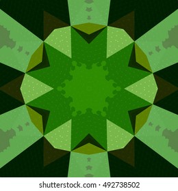 Flat ethnic seamless pattern. Colorful geometrical ornament tiles. For different design uses, as wallpaper, pattern fills, web page background, surface texturesm for print and dalle production.