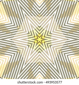 Flat ethnic seamless pattern. Colorful geometrical ornament tiles. For different design uses, as wallpaper, pattern fills, web page background, surface texturesm for print and dalle production.