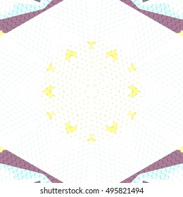 Flat ethnic seamless pattern. Colorful geometrical ornament tiles. For different design uses, as wallpaper, pattern fills, web page background, surface texturesm for print and dalle production.