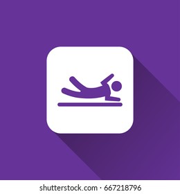 flat exercise icon