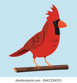 flat exotic bird vector design