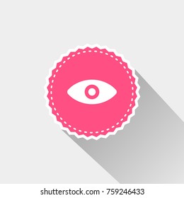 flat eye icon
