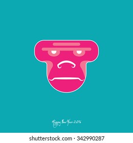 flat face monkeys in the new year