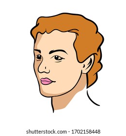 ein flacher Gesichtsausdruck einer Mutter