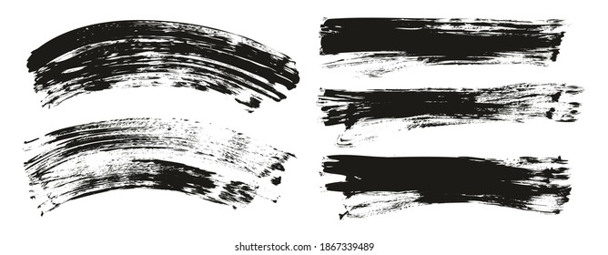 Flat Fan Brush Regular Curved And Long Background Mix High Detail Abstract Vector Background Mix Set 