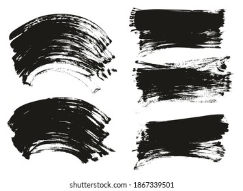 Flat Fan Brush Regular Curved And Long Background Mix High Detail Abstract Vector Background Mix Set 