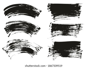 Flat Fan Brush Regular Curved And Long Background Mix High Detail Abstract Vector Background Mix Set 
