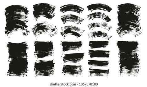 Flat Fan Brush Regular Curved And Long Background Mix High Detail Abstract Vector Background Mix Set 