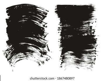 Flat Fan Brush Regular Curved And Long Background Mix High Detail Abstract Vector Background Mix Set 