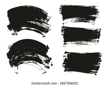 Flat Fan Brush Regular Curved And Long Background Mix High Detail Abstract Vector Background Mix Set 