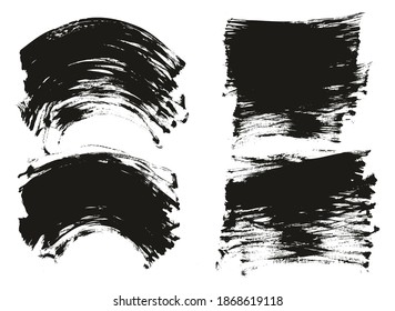 Flat Fan Brush Regular Curved And Long Background Mix High Detail Abstract Vector Background Mix Set 