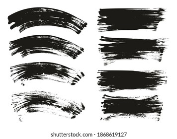 Flat Fan Brush Regular Curved And Long Background Mix High Detail Abstract Vector Background Mix Set 