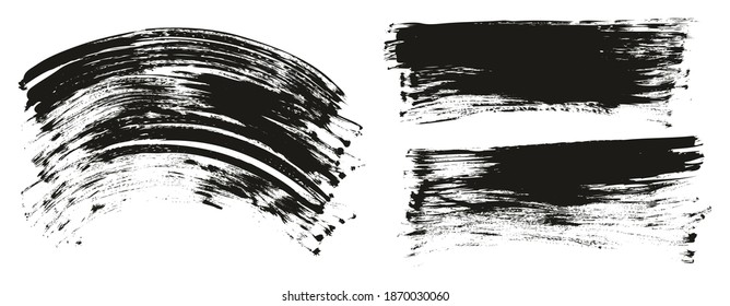 Flach-Fan-Pinsel mit regelmäßiger Kurven und langer Hintergrund Mix aus hochdetailliertem, abstraktem Vektorhintergrund-Mix-Set 