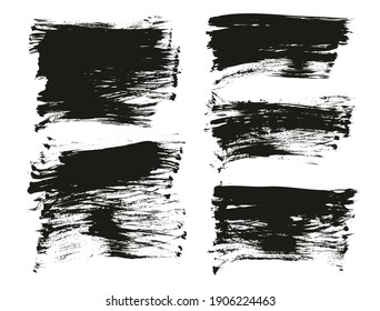 Flat Fan Brush Regular Long Background Mix High Detail Abstract Vector Background Mix Set 