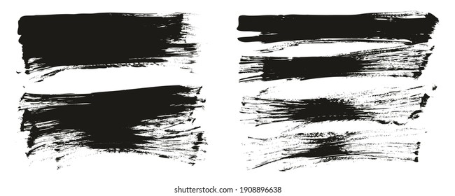 Flat Fan Brush Regular Long Background Mix High Detail Abstract Vector Background Mix Set 