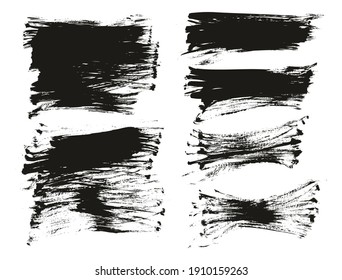 Flachlüfter-Brush Regelmäßiger langer Hintergrund Mix aus hochdetailliertem abstraktem Vektorhintergrund-Mix-Set 