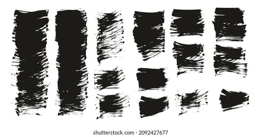 Flat Fan Brush Regular Short Background High Detail Abstract Vector Background Set 