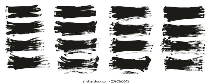 Flat Fan Brush Regular Short Background High Detail Abstract Vector Background Set 