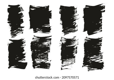 Flat Fan Brush Regular Short Background High Detail Abstract Vector Background Set 