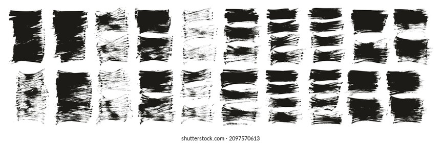 Flat Fan Brush Regular Short Background High Detail Abstract Vector Background Set 