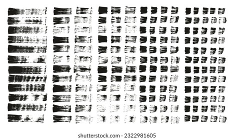 Flat Fan Brush Regular Straight Lines High Detail Abstract Vector Background MEGA Set 