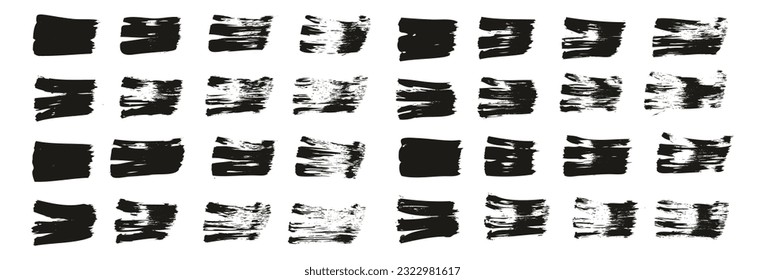 Flat Fan Brush Regular Straight Lines High Detail Abstract Vector Background Set 