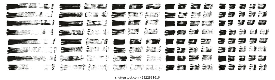 Flat Fan Brush Regular Straight Lines High Detail Abstract Vector Background MEGA Set 