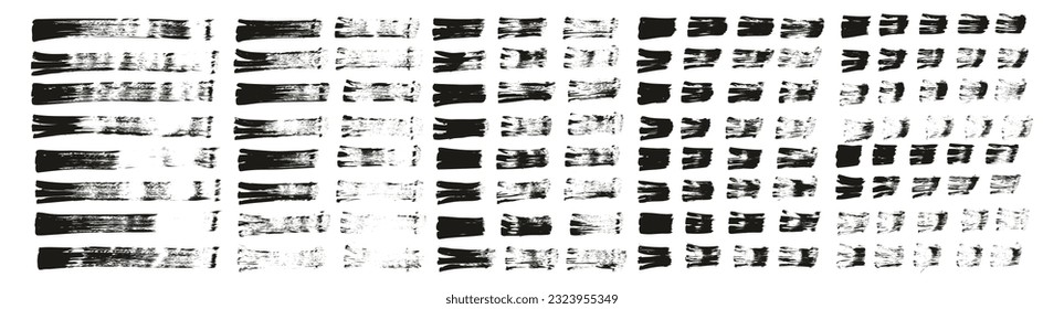 Flat Fan Brush Regular Straight Lines High Detail Abstract Vector Background MEGA Set 