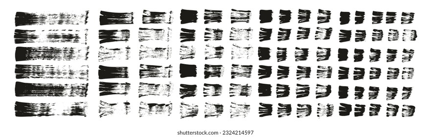 Flat Fan Brush Regular Straight Lines High Detail Abstract Vector Background MEGA Set 