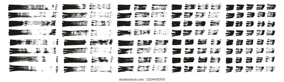 Flat Fan Brush Regular Straight Lines High Detail Abstract Vector Background MEGA Set 