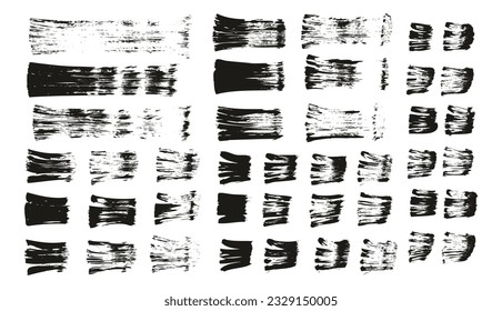 Flat Fan Brush Regular Straight Lines High Detail Abstract Vector Background MEGA Set 